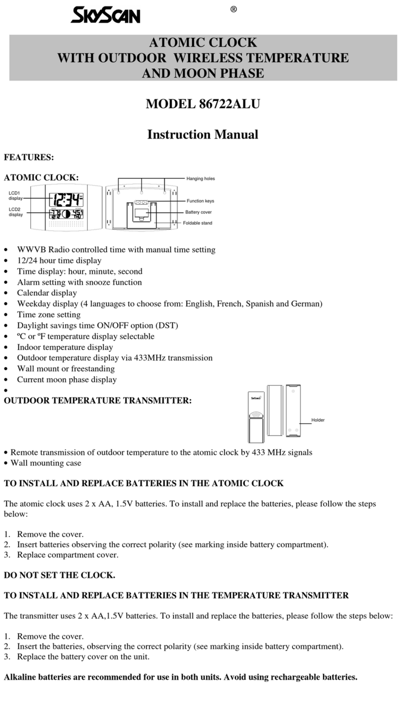 SkyScan 86722ALU instruction manual