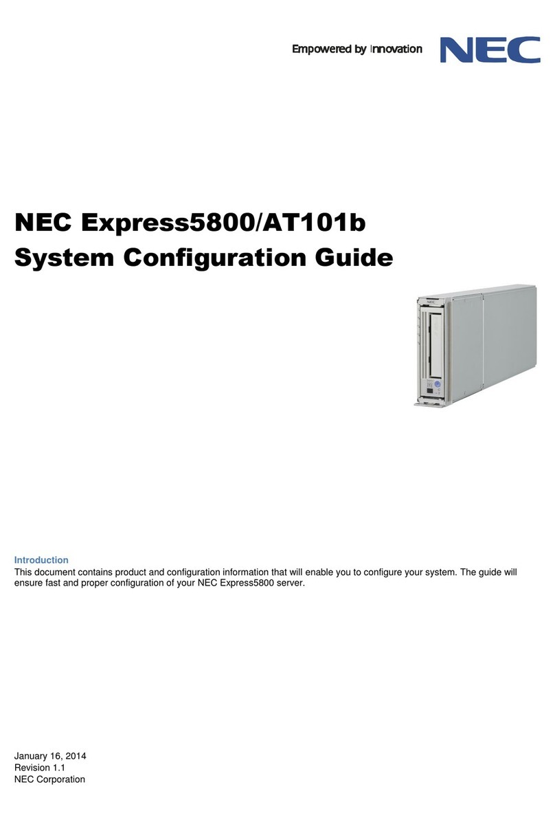 NEC NEC Express5800 Series User manual