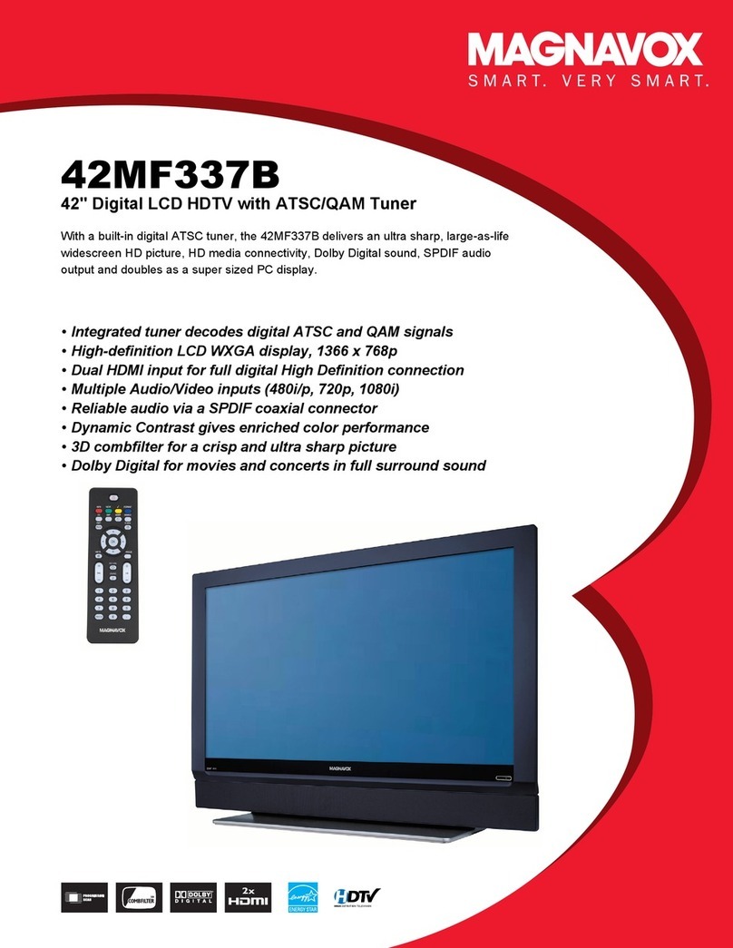 Magnavox 42MF337B - Hook Up Guide User manual