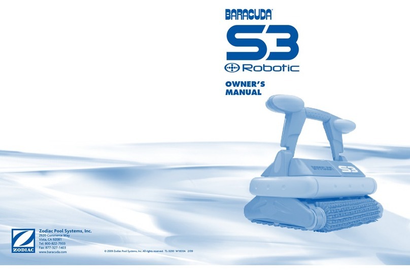 Zodiac Pool Systems Baracuda S3 owner's manual