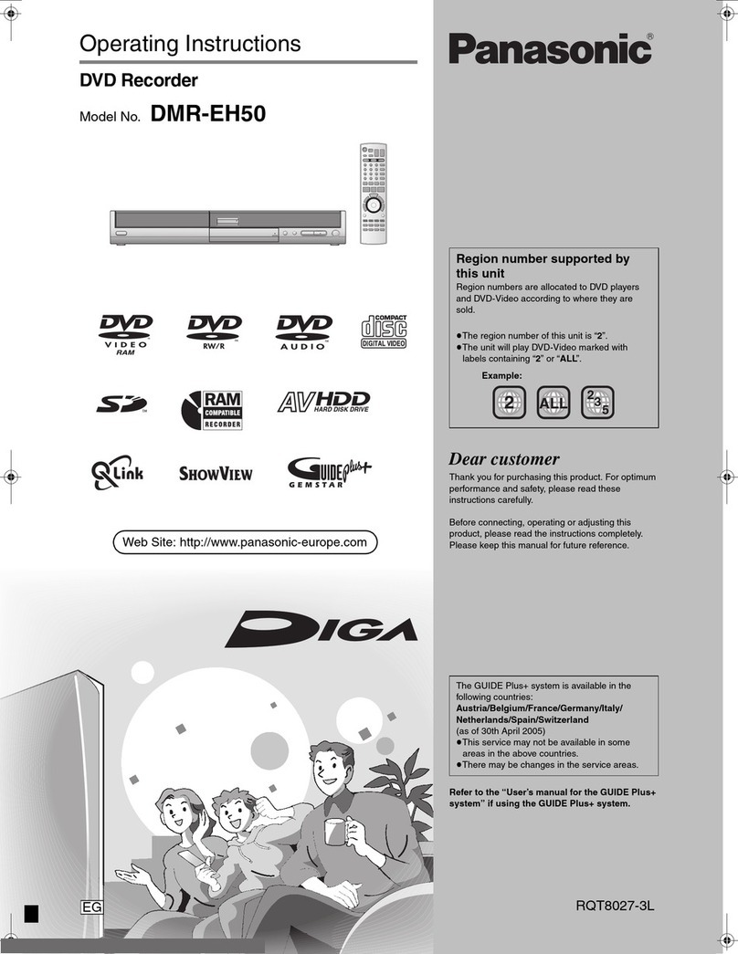 Panasonic Diga DMR-EH50 User manual