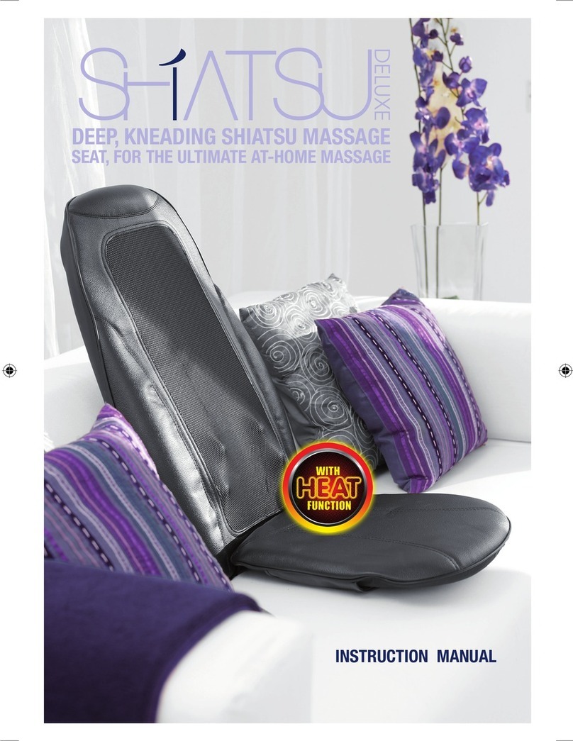 JML Shiatsu Deluxe instruction manual
