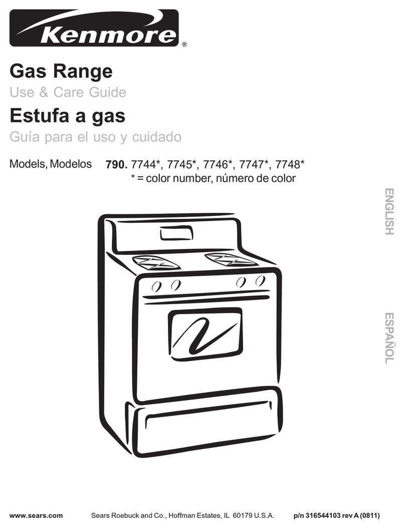 Kenmore 790.7744 Series Use & care guide