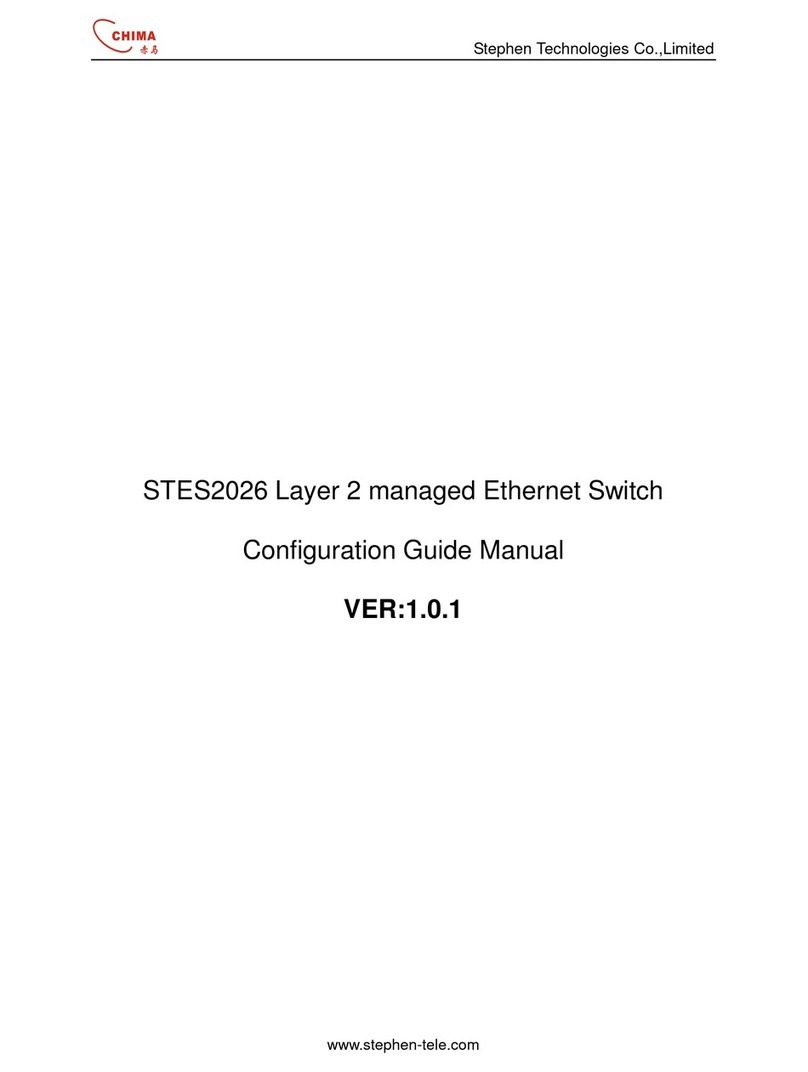 Stephen STES2026 Configuration guide manual