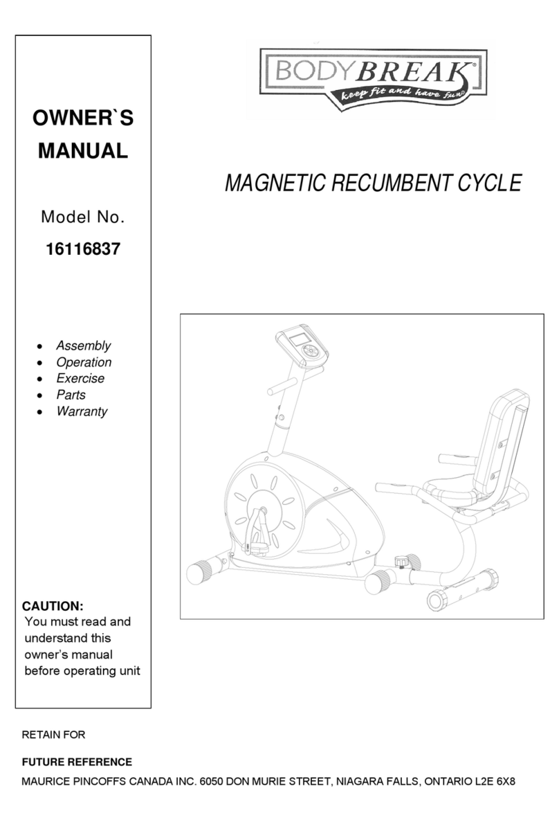 Body Break 16116837 owner's manual