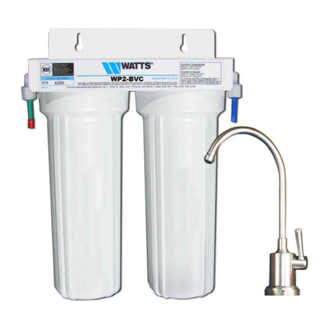 Watts Premier WP-2 LCV Installation, operation and maintenance manual