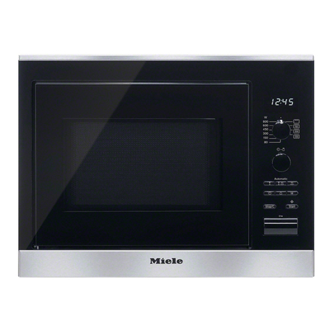 Miele Microwave oven operating instructions