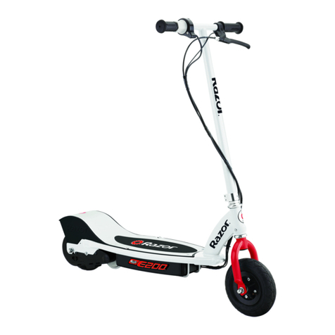 Razor E200 Series User manual Razor E200 Series User manual