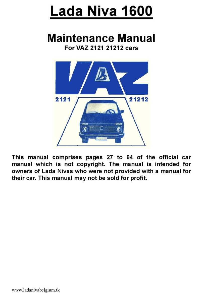Vaz Lada Niva 1600 Maintenance manual