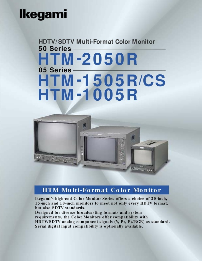 Ikegami HTM-2050R User manual
