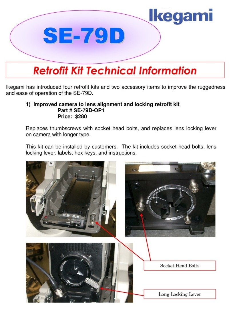 Ikegami SE-79D Owner's manual