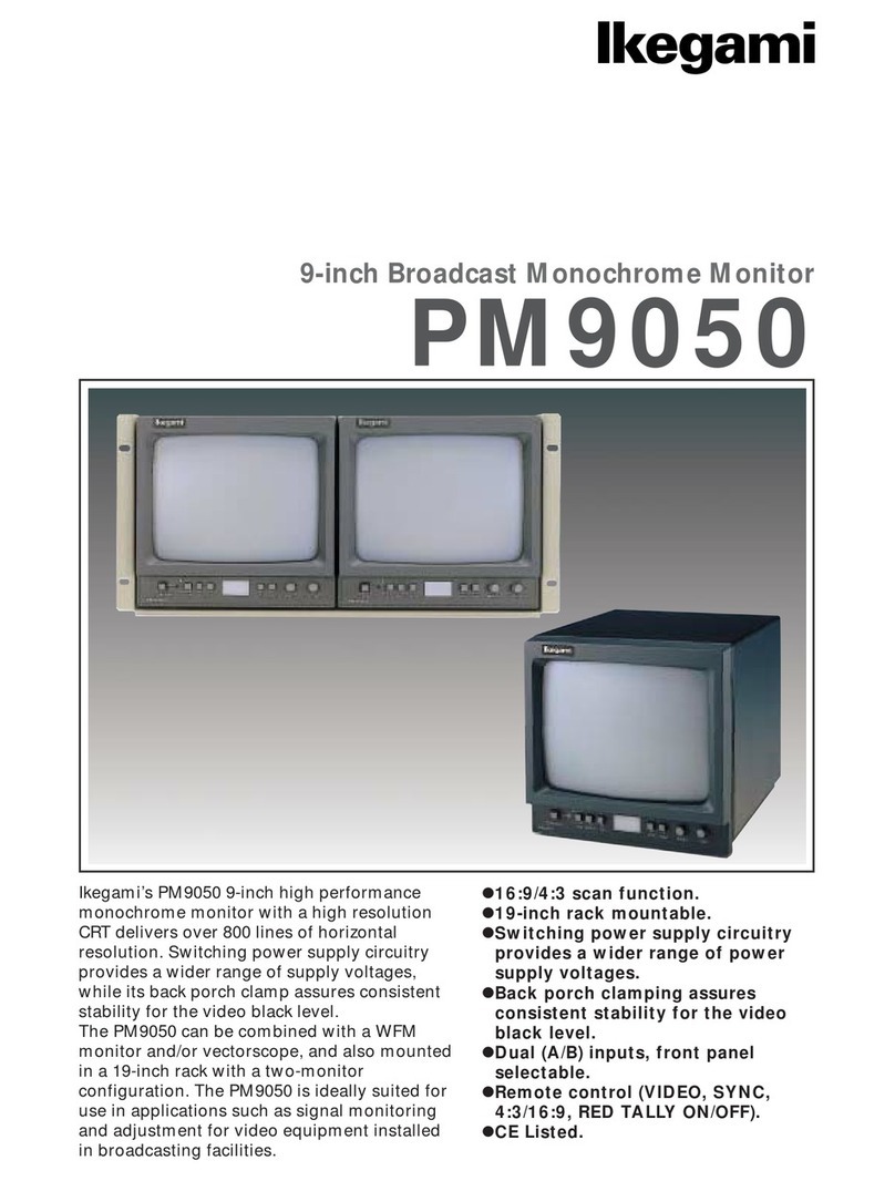 Ikegami PM-9050 User manual