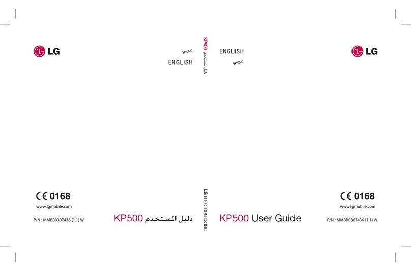 LG KP500 user guide