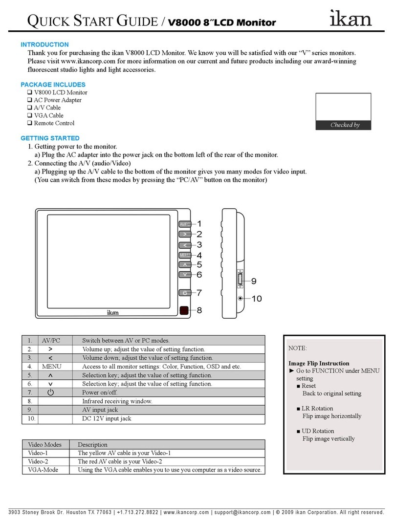 Ikan V8000 User manual