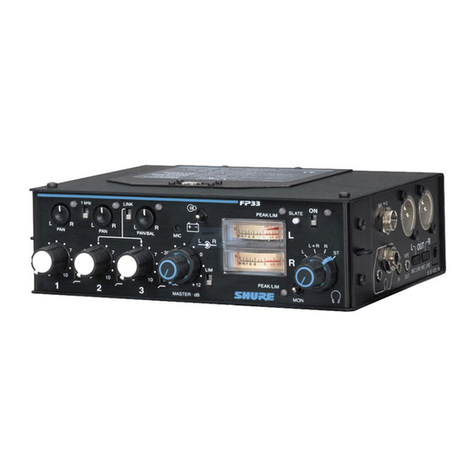 Shure FP33 user guide