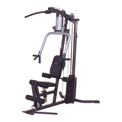 Body Solid G3S Assembly instructions