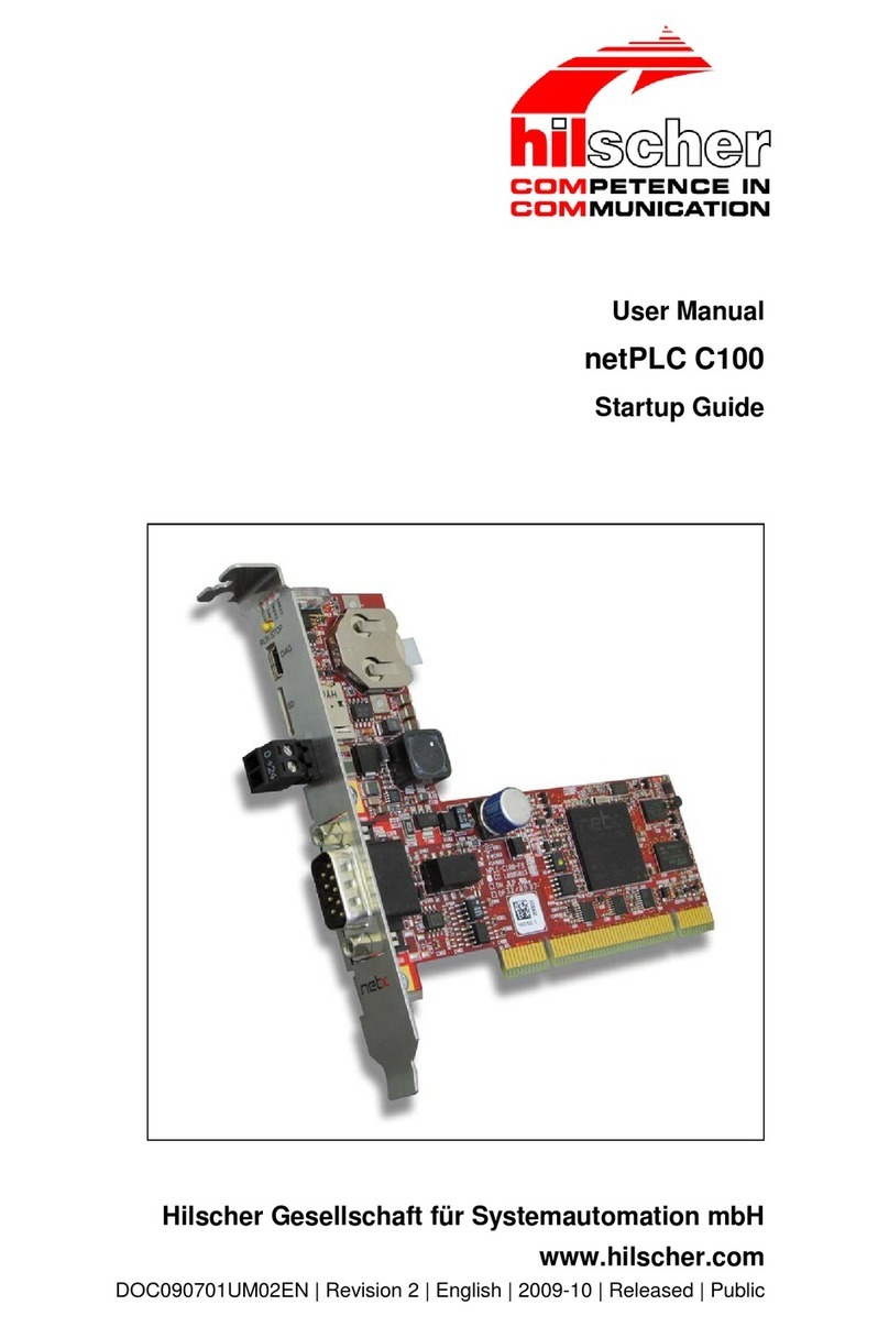 hilscher netPLC C100 user manual
