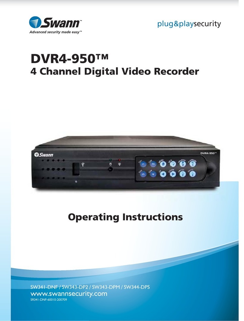 Swann DVR4-9*50 User manual