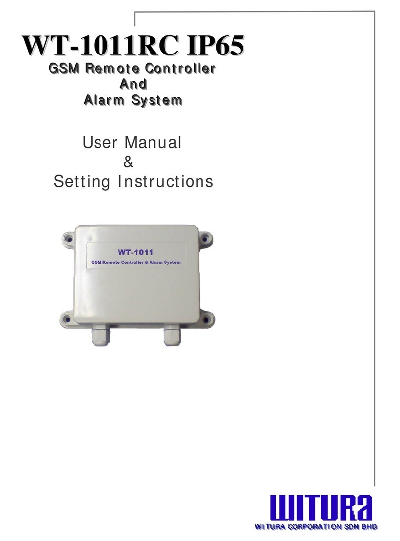 Witura WT-1011RC IP 65 user manual