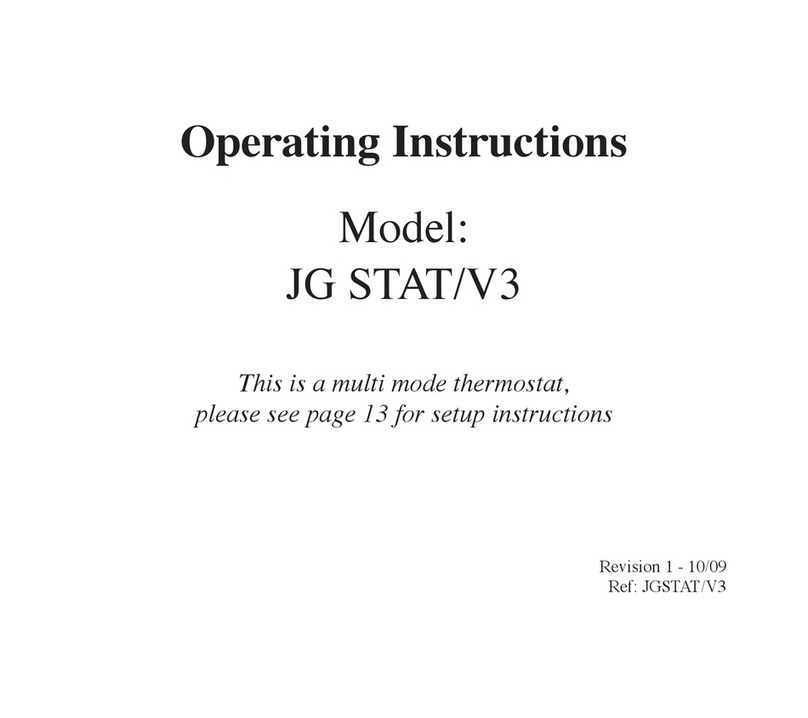 PlumbNation JG STAT/V3 operating instructions