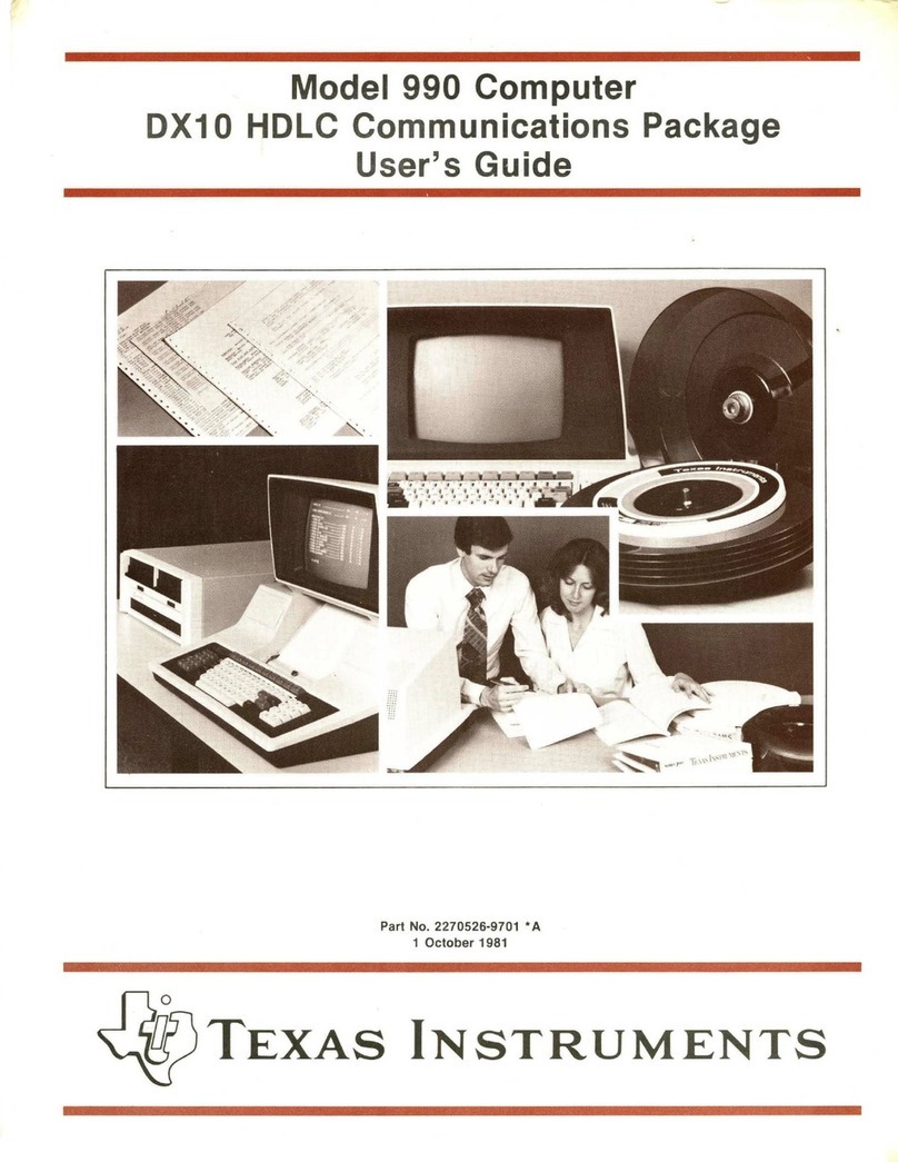 Texas Instruments 990 User manual