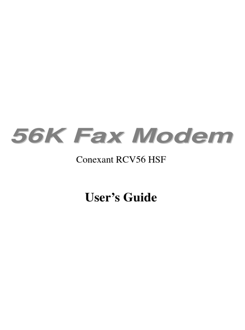 Conexant RCV56 HSF user guide