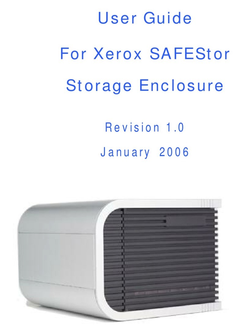 Xerox SAFEStor User manual
