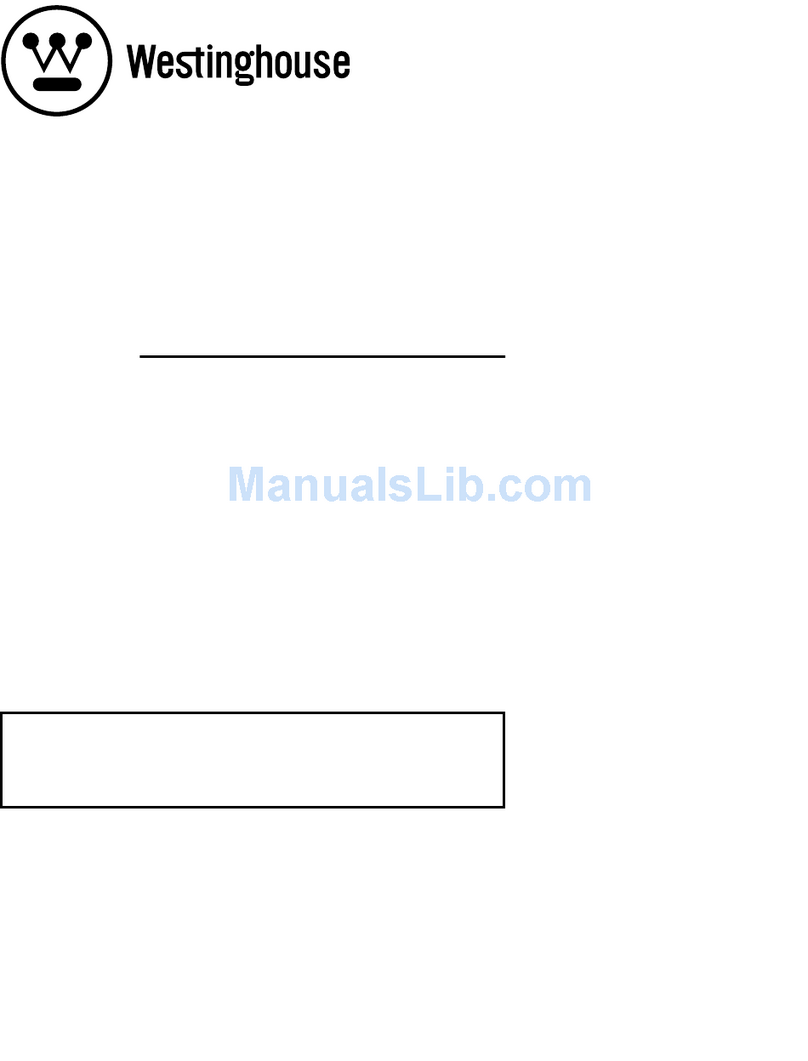 Westinghouse W-350 owner's manual