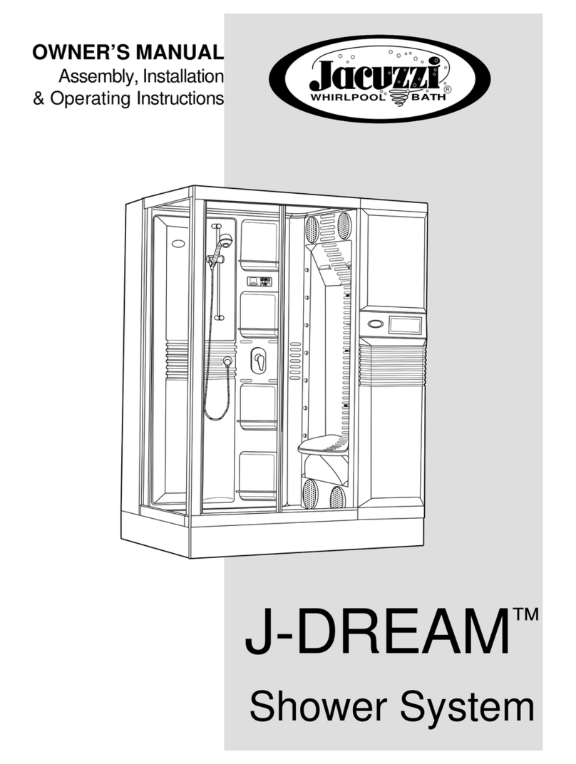 Jacuzzi J-DREAM User manual