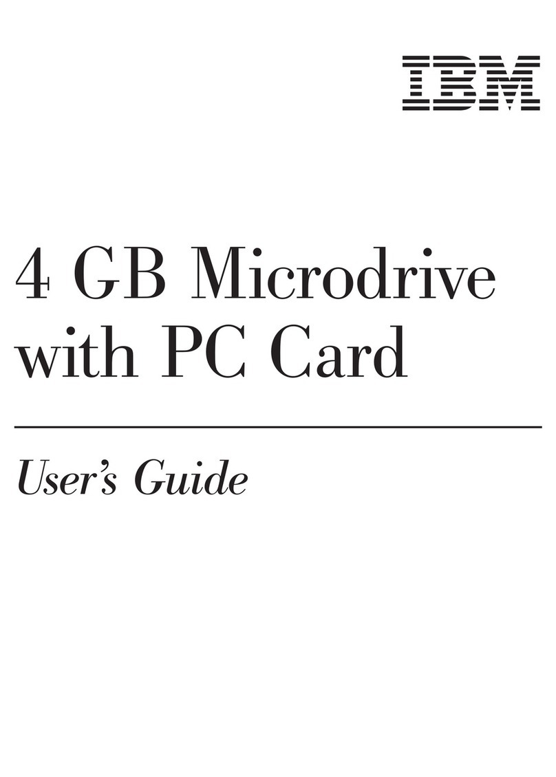 IBM 4 GB Microdrive User manual
