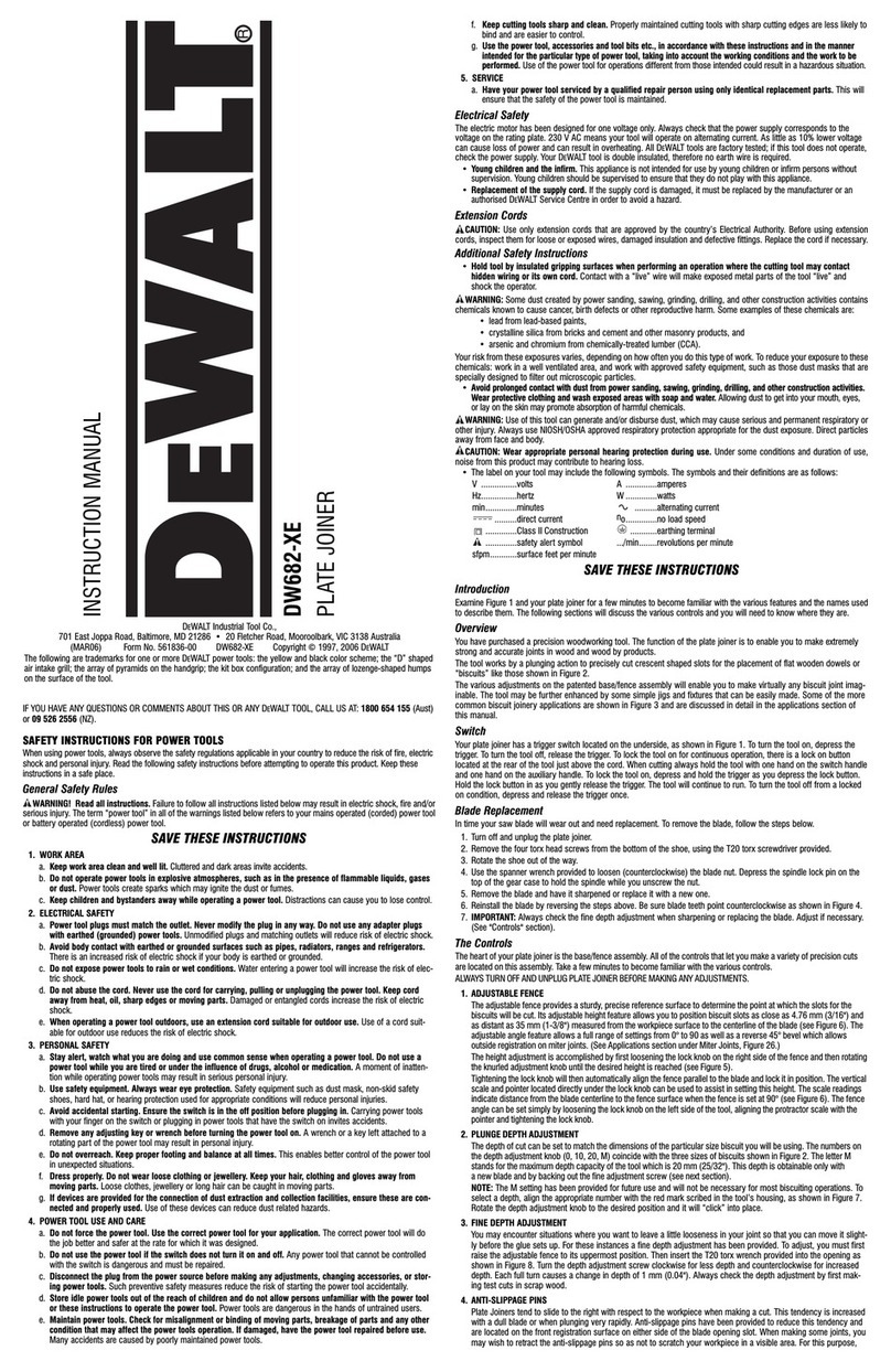 DeWalt DW682-XE instruction manual