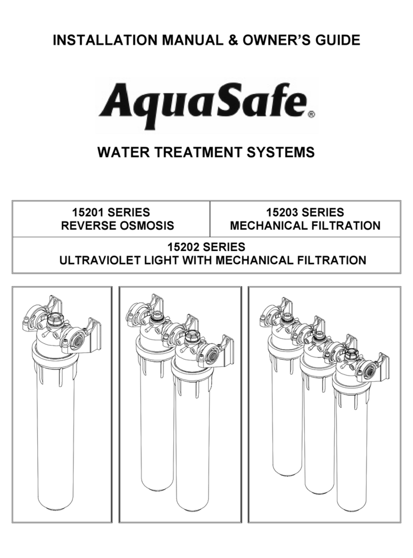 Aquasafe 15201 SERIES Installation manual & owner's guide