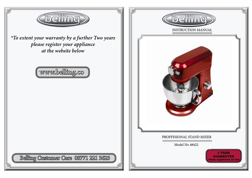 Belling 48422 instruction manual