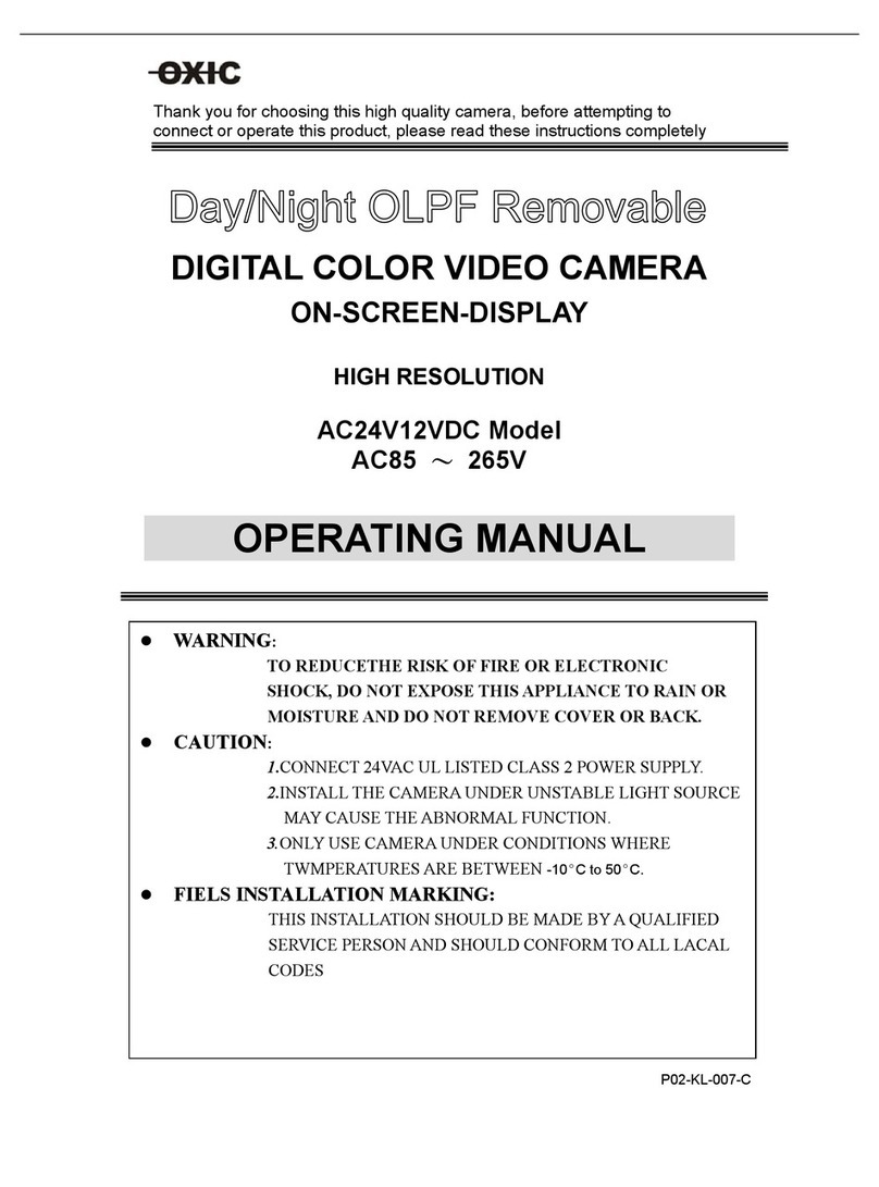oxic AC24V12VDC operating manual