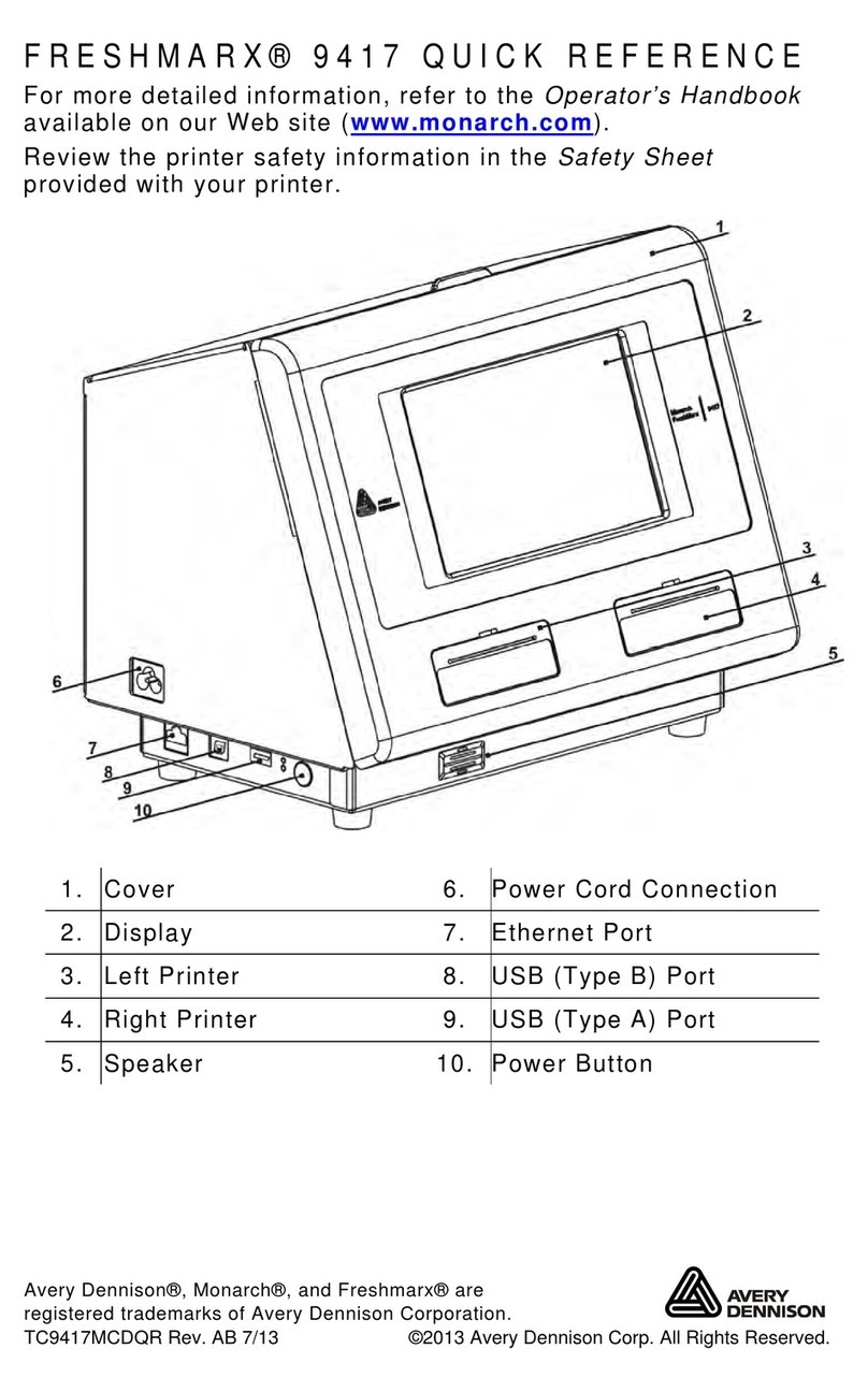 Monarch Freshmarx 9417 quick reference