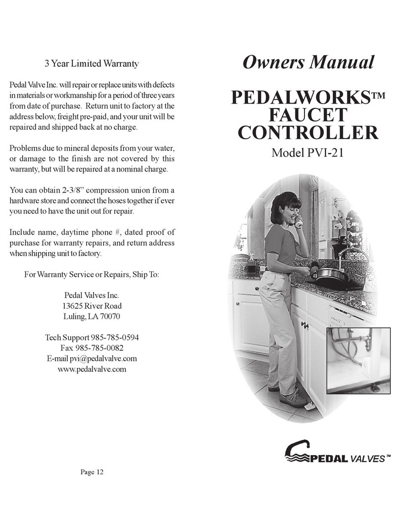 Pedal Valves PEDALWORKS PVI-21 owner's manual