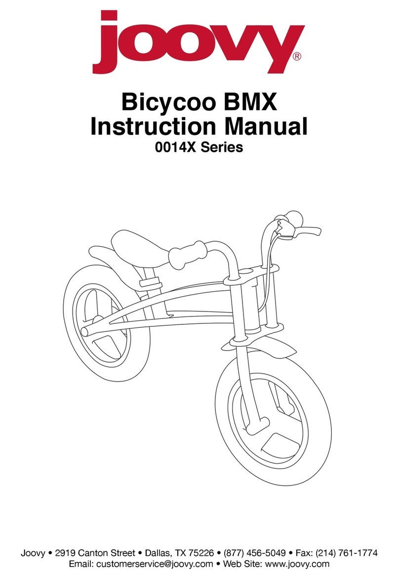 Joovy Bicycoo BMX 0014X Series instruction manual