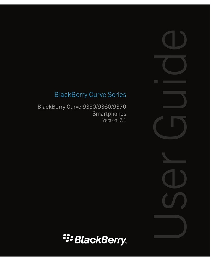 Blackbe;rry Curve 9350 User manual