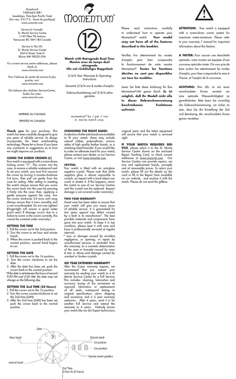 Momentum 12 User manual Momentum 12 User manual