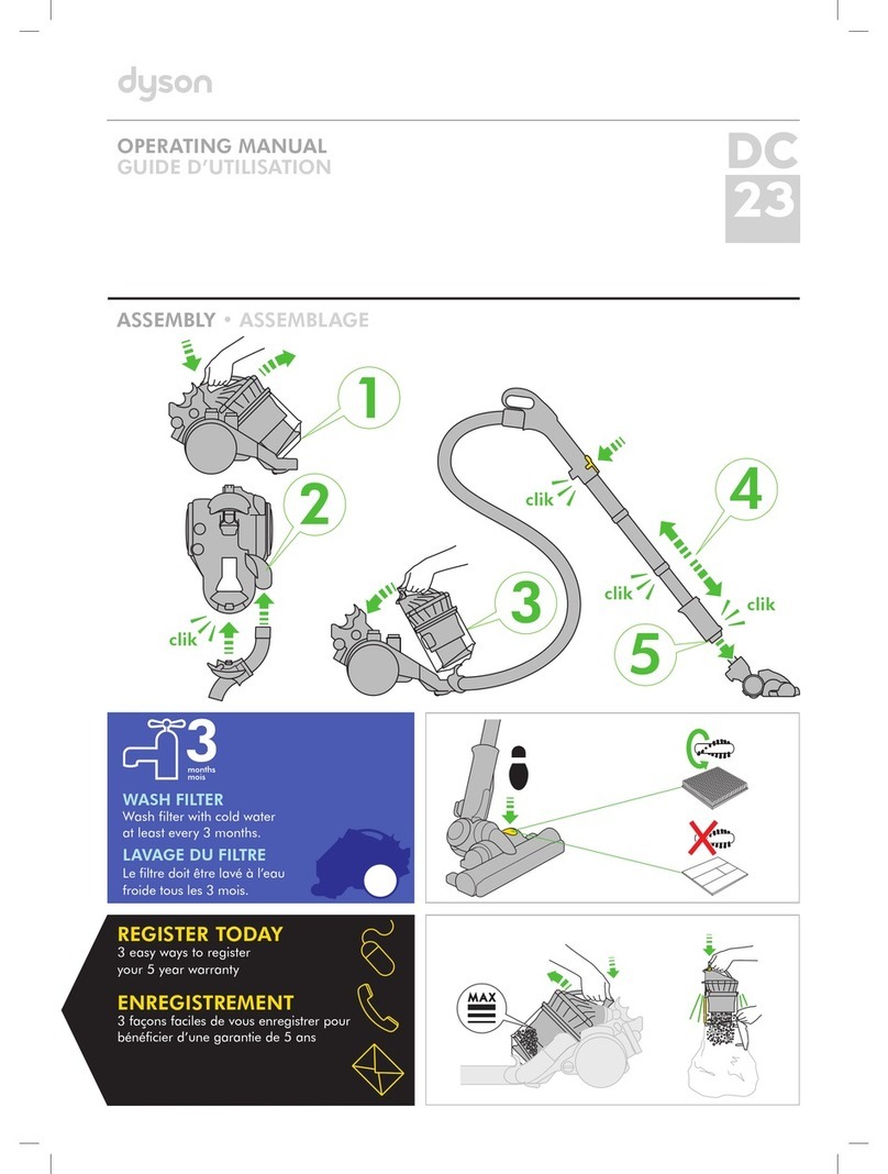 Dyson DC23 Turbinehead operating manual