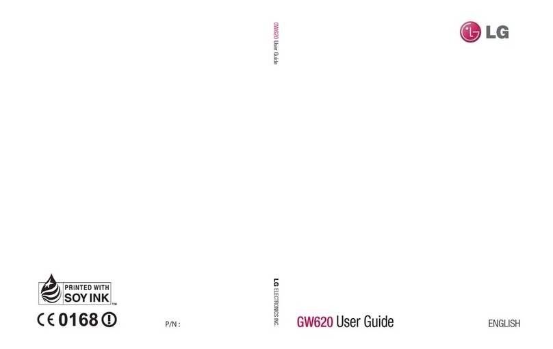 LG GW620 User manual