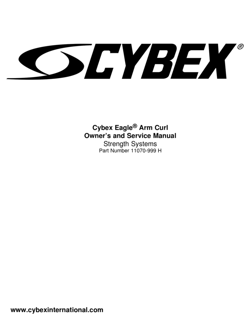 CYBEX 11070-999 H Owner's and service manual