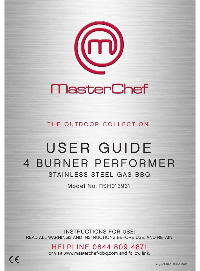 MasterChef PERFORMER RSH-013931 User manual MasterChef PERFORMER RSH-013931 User manual