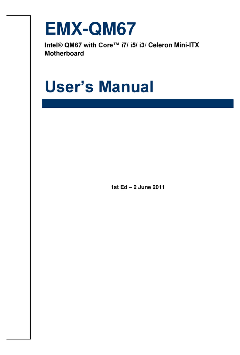 Avalue Technology EMX-QM67 User manual