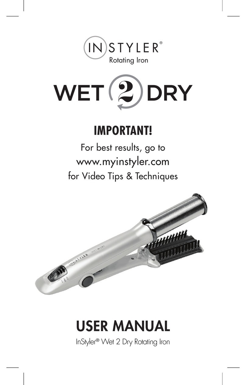 InStyler wet2dry User manual InStyler wet2dry User manual
