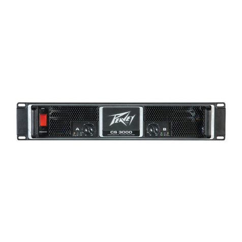 Peavey CS 4000 User manual Peavey CS 4000 User manual