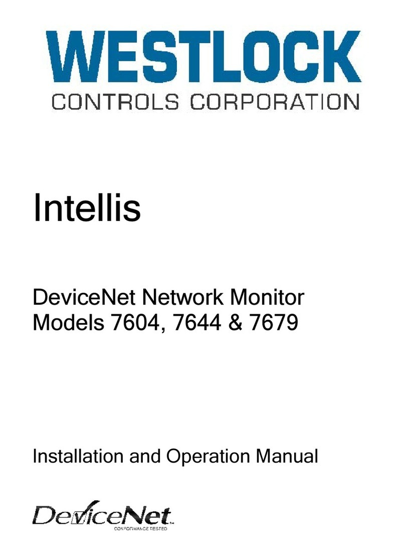 Westlock Controls Corporation Intellis 7604 Installation and operation manual Westlock Controls Corporation Intellis 7604 Installation and operation manual