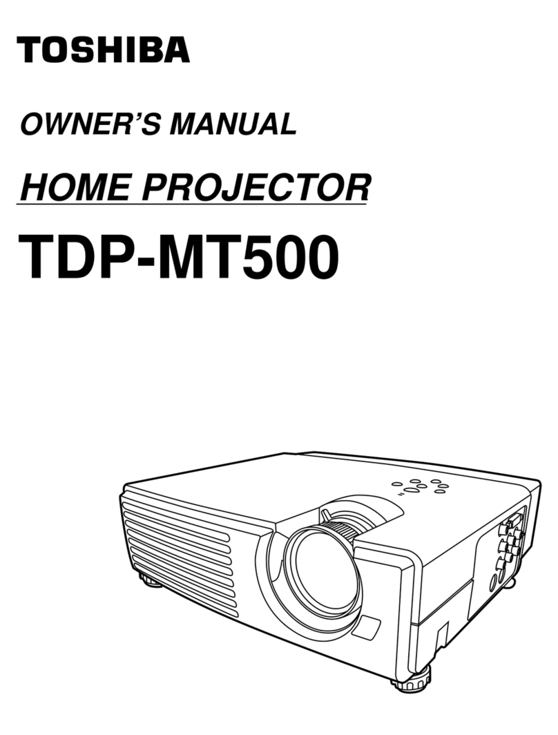 Toshiba TDP-MT500 User manual