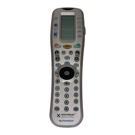Universal Remote Control Automator URC-200 User manual