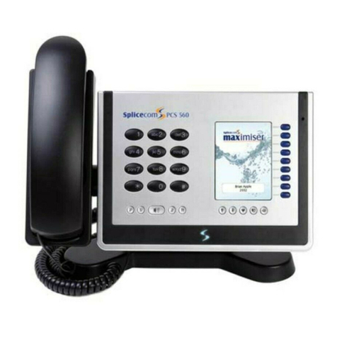 Splicecom PCS 560 User manual Splicecom PCS 560 User manual
